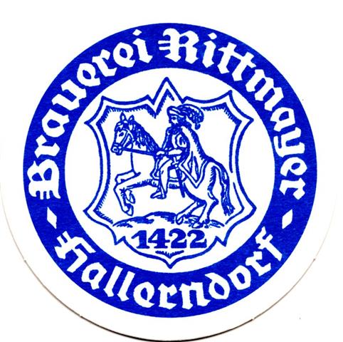 hallerndorf fo-by rittmayer rund 6-7a (215-m wappen 1422-blau)